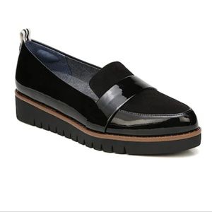 Dr Scholls Imagined Black Patent Loafer